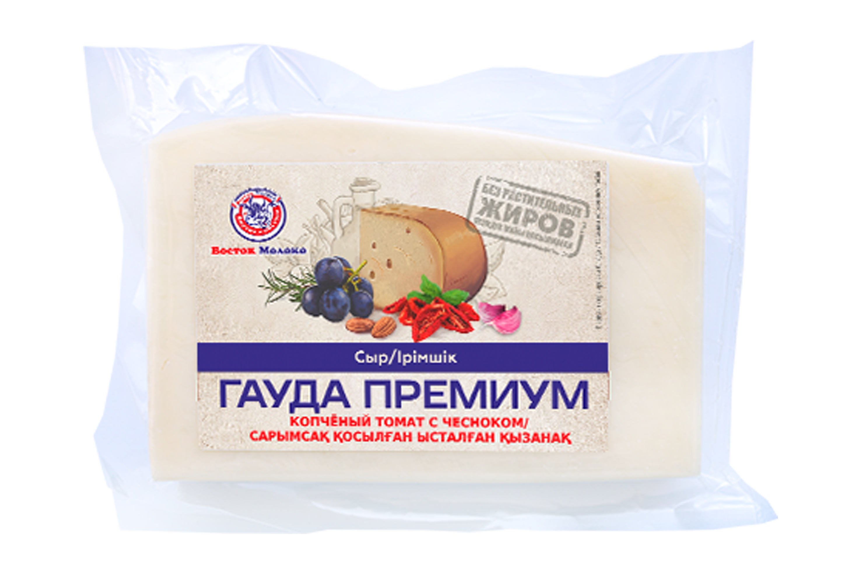 Сыр «Гауда Премиум» копчёный томат с чесноком - Корпорация «Восток-Молоко»